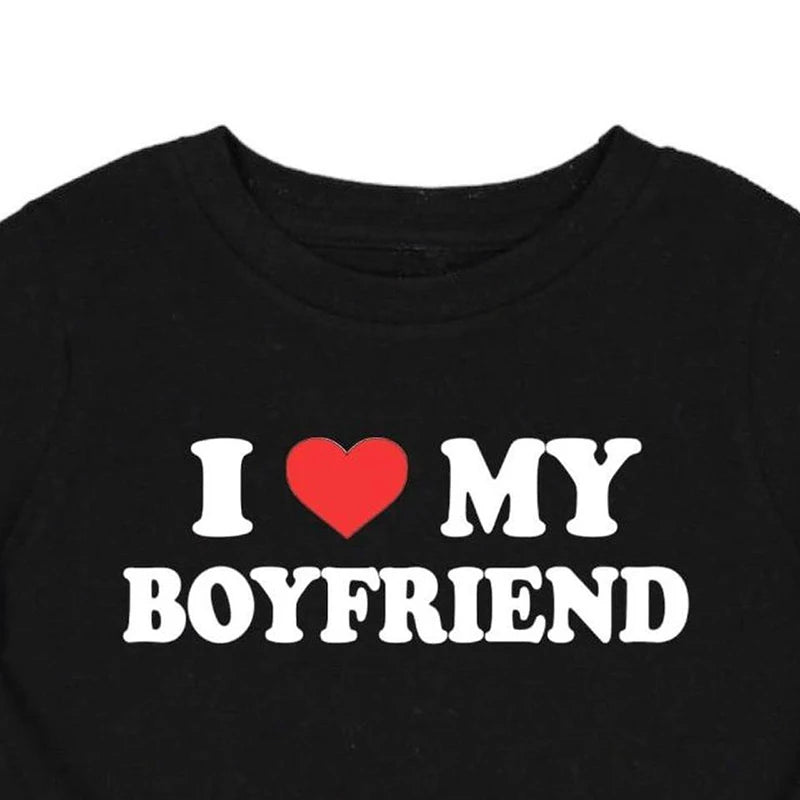 "I LOVE MY BOYFRIEND" T-shirts for Women