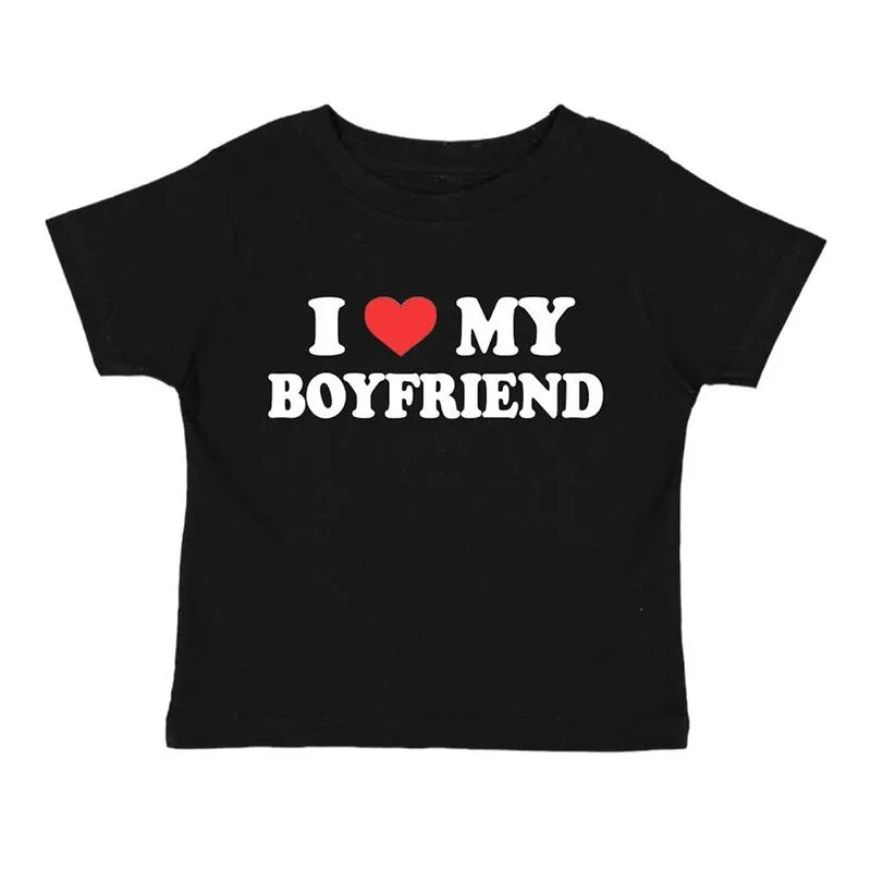 "I LOVE MY BOYFRIEND" T-shirts for Women