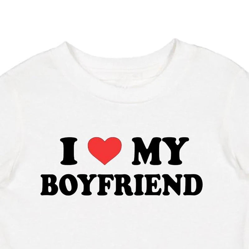 "I LOVE MY BOYFRIEND" T-shirts for Women