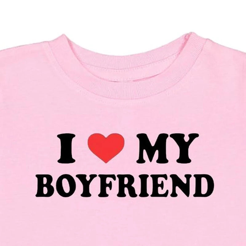 "I LOVE MY BOYFRIEND" T-shirts for Women