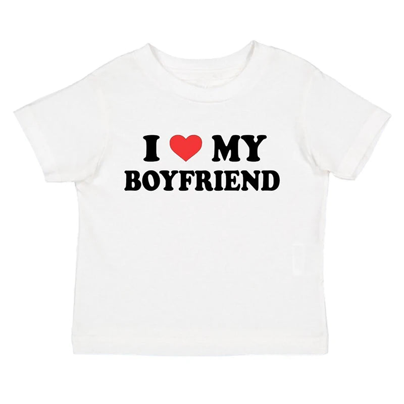 "I LOVE MY BOYFRIEND" T-shirts for Women